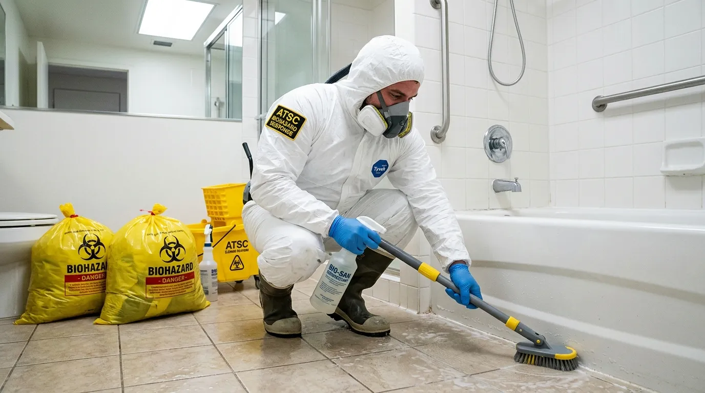 Decontamination equipment deployed for Blood Cleanup in Coldwater